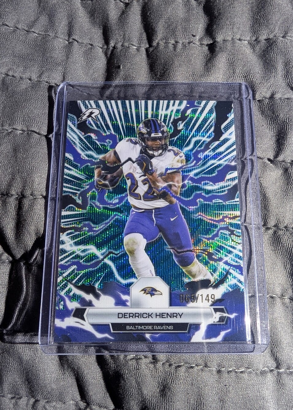 2026 Topps Resurgence Football Derrick Henry #8 Aqua Surge /149